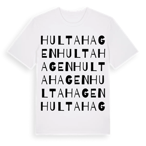 Hultahagen ordlek t-shirt – ekologisk bomull t-shirt från Pinshirt