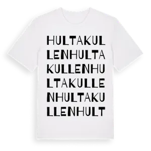 Hultakullen ordlek t-shirt – ekologisk bomull t-shirt från Pinshirt