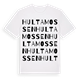 Hultamossen ordlek t-shirt