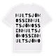 Hultsjömossen ordlek t-shirt