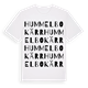 Hummelbokärr ordlek t-shirt