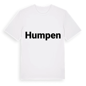 Humpen fetstil t-shirt – ekologisk bomull t-shirt från Pinshirt