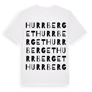 Hurrberget ordlek t-shirt – ekologisk bomull t-shirt från Pinshirt