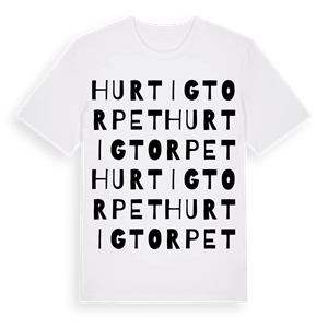 Hurtigtorpet ordlek t-shirt – ekologisk bomull t-shirt från Pinshirt