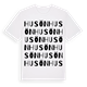 White t-shirt med Husön ordlek t-shirt