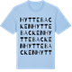 Blue Soul t-shirt med Hyttebacken ordlek t-shirt