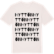 Vintage White t-shirt med Hyttön ordlek t-shirt