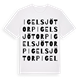 Igelsjötorp ordlek t-shirt