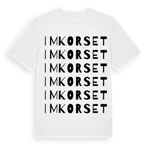 Imkorset ordlek t-shirt – ekologisk bomull t-shirt från Pinshirt