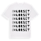 Imkorset ordlek t-shirt