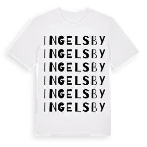 Ingelsby ordlek t-shirt – ekologisk bomull t-shirt från Pinshirt