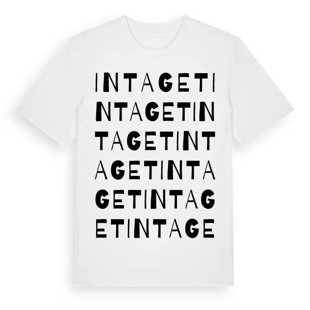 Intaget ordlek t-shirt i miljö
