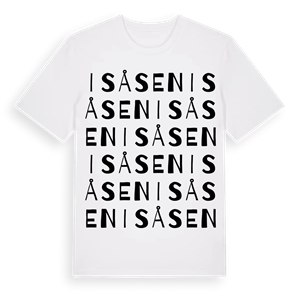 Isåsen ordlek t-shirt – ekologisk bomull t-shirt från Pinshirt
