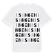 Isingen ordlek t-shirt