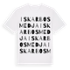 Iskarbosmedja ordlek t-shirt