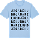 Blue Soul t-shirt med Jägarelund ordlek t-shirt