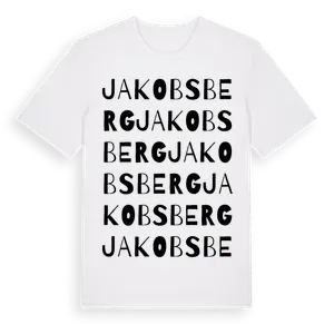 Jakobsberg ordlek t-shirt – ekologisk bomull t-shirt från Pinshirt