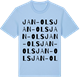Blue Soul t-shirt med Jan-Ols ordlek t-shirt