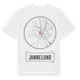 White t-shirt med Jannelund t-shirt