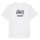 White t-shirt med Järle i Sverige t-shirt