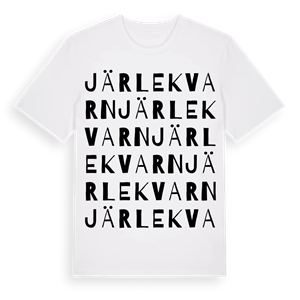 Järle kvarn ordlek t-shirt – ekologisk bomull t-shirt från Pinshirt