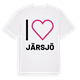 White t-shirt med Jag älskar Järsjö t-shirt stort tryck