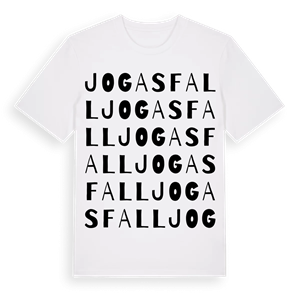 Jogasfall ordlek t-shirt – ekologisk bomull t-shirt från Pinshirt