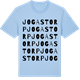 Blue Soul t-shirt med Jogastorp ordlek t-shirt