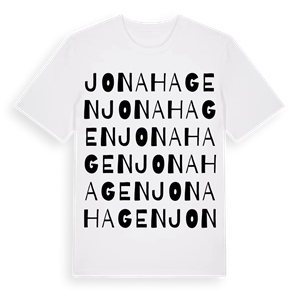 Jonahagen ordlek t-shirt – ekologisk bomull t-shirt från Pinshirt