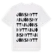 White t-shirt med Jönshyttan ordlek t-shirt