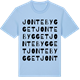Blue Soul t-shirt med Jontebygget ordlek t-shirt