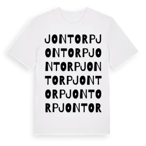 Jontorp ordlek t-shirt – ekologisk bomull t-shirt från Pinshirt