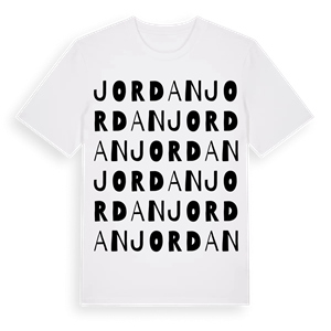 Jordan ordlek t-shirt – ekologisk bomull t-shirt från Pinshirt