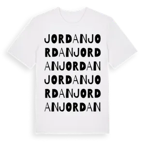 Jordan ordlek t-shirt – ekologisk bomull t-shirt från Pinshirt