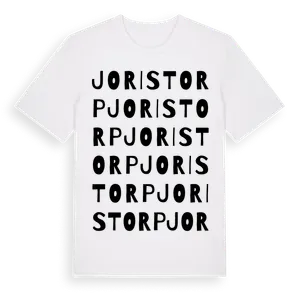 Joristorp ordlek t-shirt – ekologisk bomull t-shirt från Pinshirt