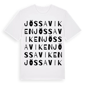 Jössaviken ordlek t-shirt – ekologisk bomull t-shirt från Pinshirt