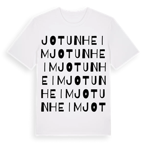 Jotunheim ordlek t-shirt – ekologisk bomull t-shirt från Pinshirt