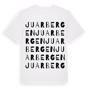 Juarbergen ordlek t-shirt – ekologisk bomull t-shirt från Pinshirt