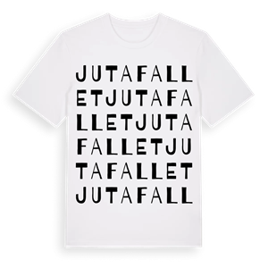 Jutafallet ordlek t-shirt – ekologisk bomull t-shirt från Pinshirt