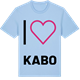 Blue Soul t-shirt med Jag älskar Kabo t-shirt stort tryck
