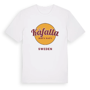 Kåfalla cirkel t-shirt – ekologisk bomull t-shirt från Pinshirt
