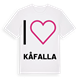 Jag älskar Kåfalla t-shirt stort tryck