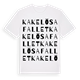 Kakelösafallet ordlek t-shirt