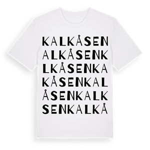 Kalkåsen ordlek t-shirt – ekologisk bomull t-shirt från Pinshirt