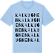 Blue Soul t-shirt med Kalkugnen ordlek t-shirt