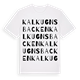 Kalkugnsbacken ordlek t-shirt