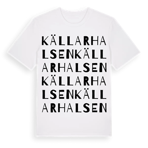 Källarhalsen ordlek t-shirt – ekologisk bomull t-shirt från Pinshirt
