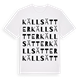 Källsätter ordlek t-shirt