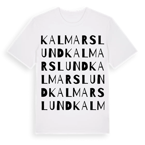 Kalmarslund ordlek t-shirt – ekologisk bomull t-shirt från Pinshirt