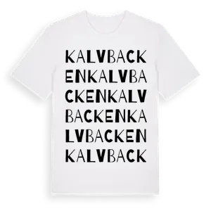 Kalvbacken ordlek t-shirt – ekologisk bomull t-shirt från Pinshirt